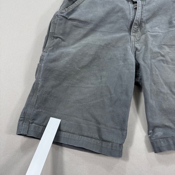 Carhartt Relaxed Fit Work Shorts Canvas Rugged Flex Men's Size 34 Gray‎ Ripstop - Picture 7 of 8